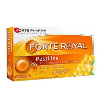 FORTE PHARMA - Forte royal 24 pastilles gorge gout miel