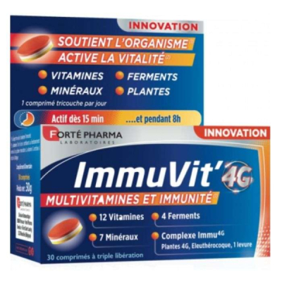 FORTE PHARMA - Immuvit 4g 30 comprimes | LE PARA
