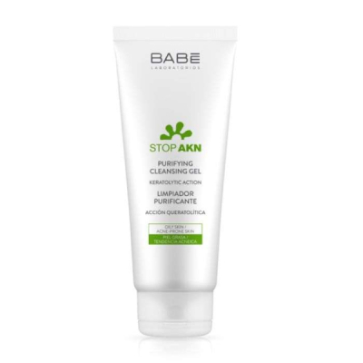BABE - Stop akn gel nettoyant purifiant peaux grasses 200 ml