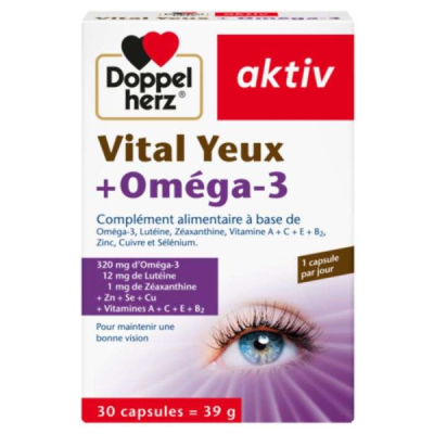 DOPPELHERZ - Aktiv vital yeux + omega3 30 capsules | LE PARA