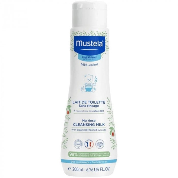 MUSTELA - Lait de toilette sans rincage 200 ml