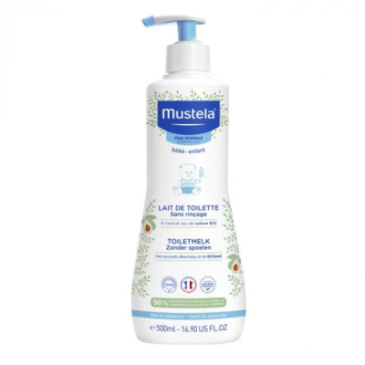 MUSTELA - Lait de toilette sans rinçage 500 ml | LE PARA