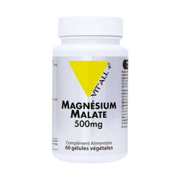 VIT'ALL+ - Magnesium malate 500mg 60 gelules
