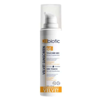 D BIOTIC - Ecran solaire velvet toucher sec spf 50+ peaux a