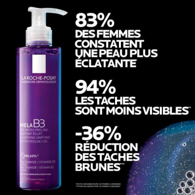 LA ROCHE POSAY - Mela b3 gel micro peeling unifiant eclat