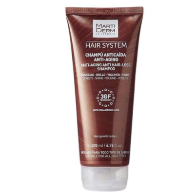 MARTIDERM - Hair system anti chute shampoing anti age 200 ml