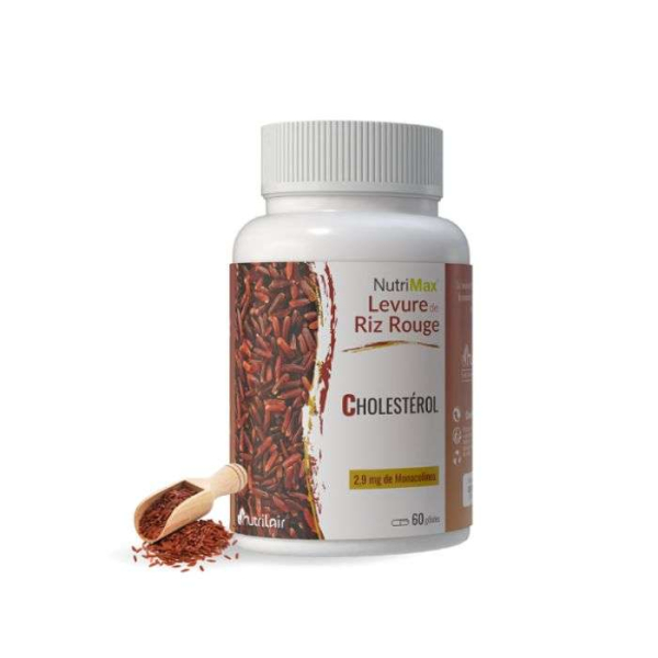 NUTRIMAX - Levure de riz rouge 60 gelules a 240 mg