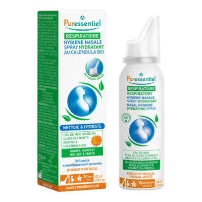 PURESSENTIEL - Spray hygiene nasale hydratant nettoyant 100