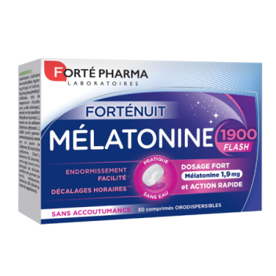 FORTE PHARMA - Forte nuit melatonine 1900 flash 30 comprimes