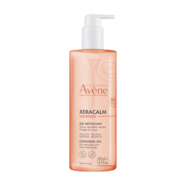 AVENE - Xeracalm nutrition gel nettoyant peau sensible seches 500 ml