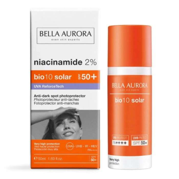 BELLA AURORA - Ecran solaire bio 10 solar niacinamide spf 50+ 50ml