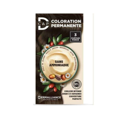 D-CAP - Coloration permanente n 3 chatain fonce | LE PARA