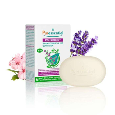 PURESSENTIEL - Pouxdoux shampooing solide 60 g | LE PARA