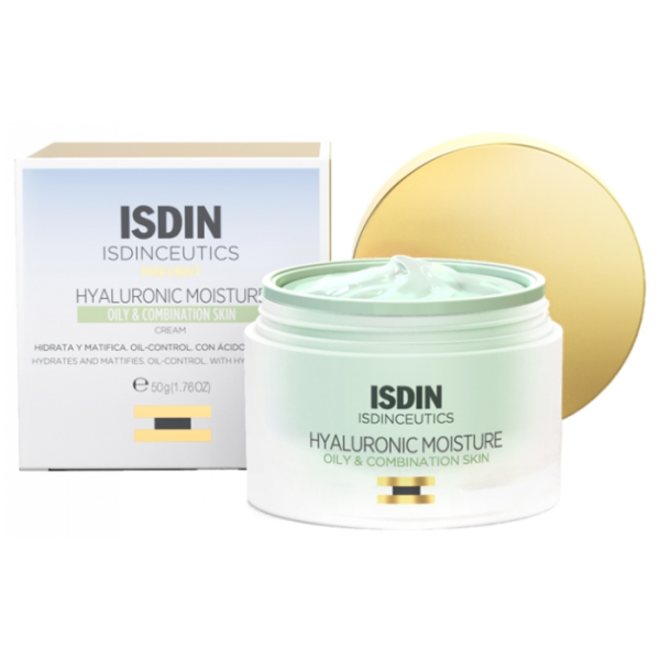 ISDIN - Isdinceutics hyaluronic moisture creme peaux grasses et mixtes 50g