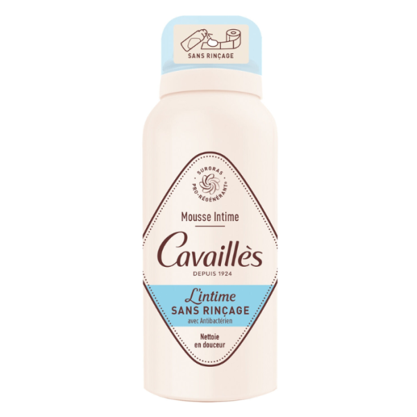 ROGE CAVAILLES - Mousse intime sans rincage avec antibacterien 100 ml