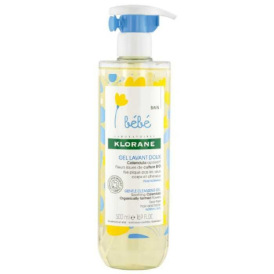 KLORANE - Bebe gel lavant doux au calendula 500 ml | LE PARA