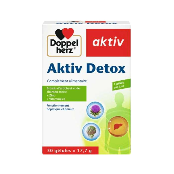 DOPPELHERZ - Aktiv detox 30 gelules
