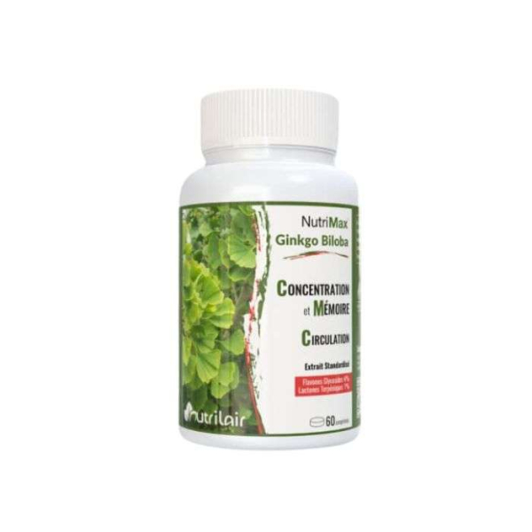 NUTRIMAX - Ginkgo biloba 60 comprimes