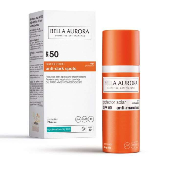 BELLA AURORA - Ecran depigm spf50 peau mixte a grasse 50 ml