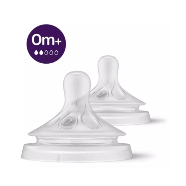 AVENT - Tetine natural response 0m+ debit 2