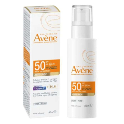 AVENE - Creme solaire anti age spf 50 fluide 40 ml | LE PARA