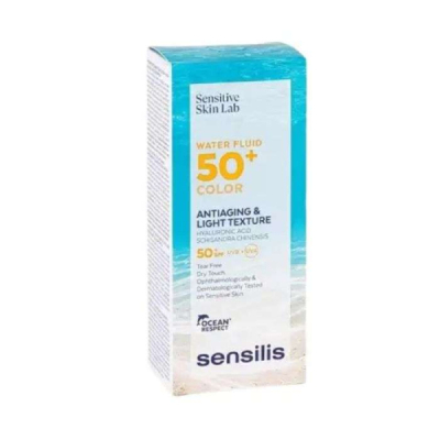 SENSILIS - Skin lab water fluid spf 50+ color anti age