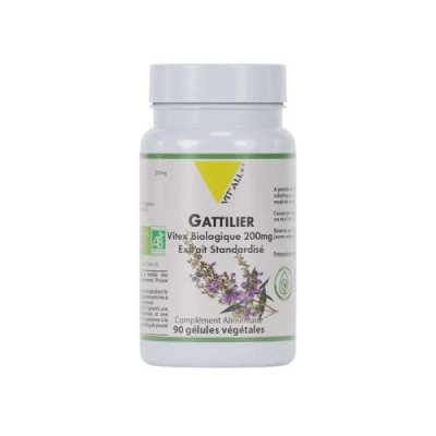 VIT'ALL+ - Gattlier vitex 200mg biologique 90 gelules