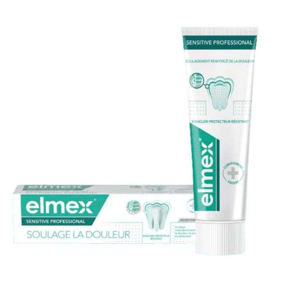 ELMEX - Dentifrice sensitive professional soulage la douleur 75 ml