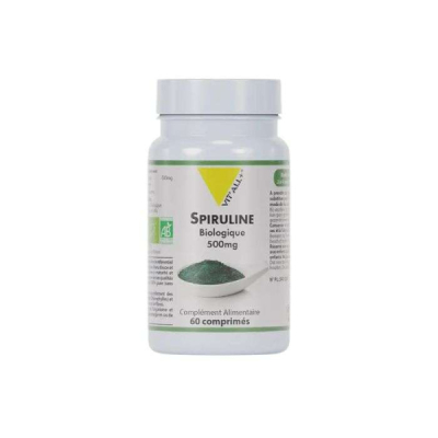 VIT'ALL+ - Spiruline biologique 500 mg 60 comprimes