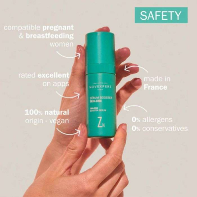 NOVEXPERT - Serum booster trio zinc anti imperfections anti