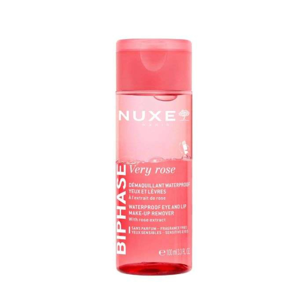 NUXE - Very rose demaquillant waterproof yeux et levres 100 ml