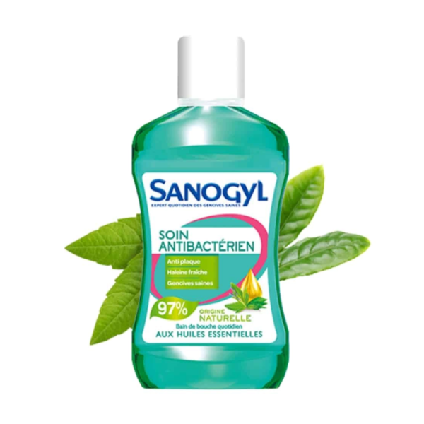 SANOGYL - Bain de bouche soin antibacterien aux huiles essentielles 500 ml