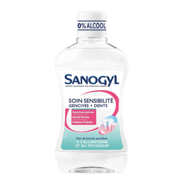 SANOGYL - Bain de bouche soin sensibilite gencives et dents a l allantoine et au potassium 500 ml