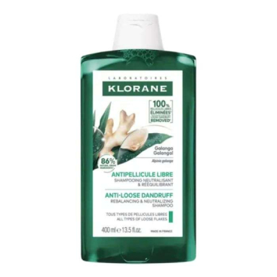 KLORANE - Shampooing antipellicule libre neutralisant et