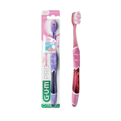 GUM - Brosse a dents pro sensitive ultra souple ref 510
