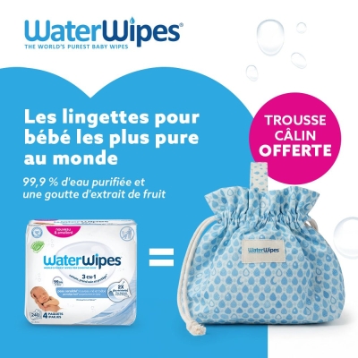 WaterWipes Lingettes Bébé 4x60 - WaterWipes | LE PARA