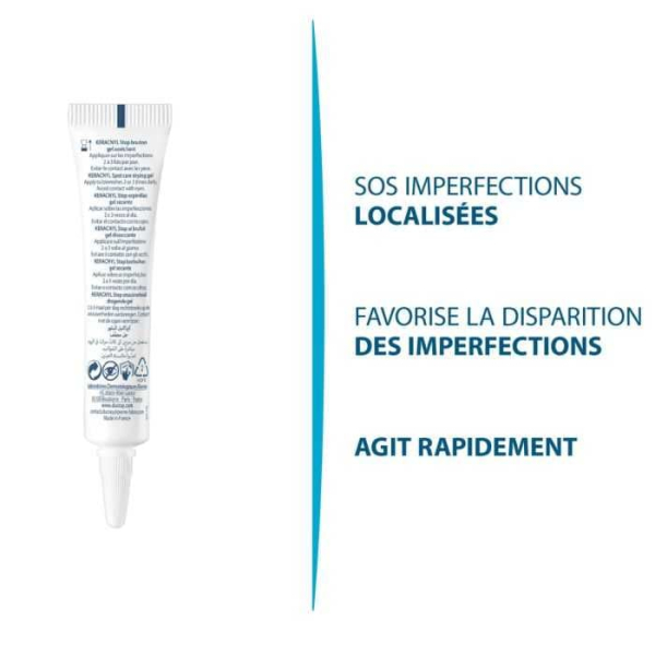 DUCRAY - Keracnyl stop boutons gel assechant 10 ml