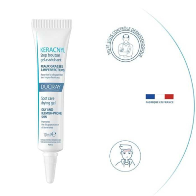 DUCRAY - Keracnyl stop boutons gel assechant 10 ml | LE PARA
