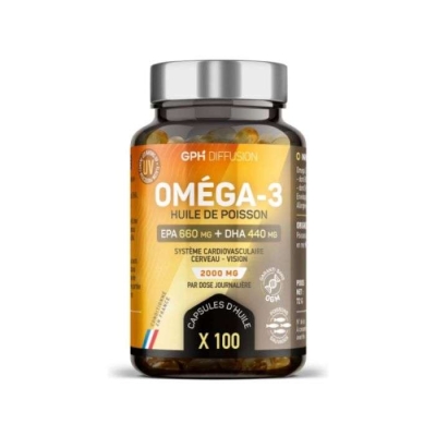 GPH Diffusion Oméga 3 - 100 Capsules | LE PARA