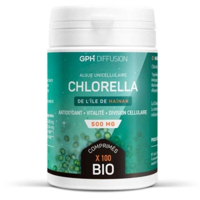 GPH Diffusion Chlorella BIO 500 mg - 100 comprimés | LE PARA