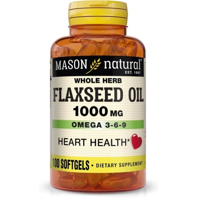 Flaxseed Oil 1000 mg - Mason Natural | LE PARA