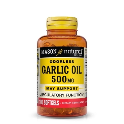 Mason Natural Garlic Oil 500 mg, 100 gélules | LE PARA