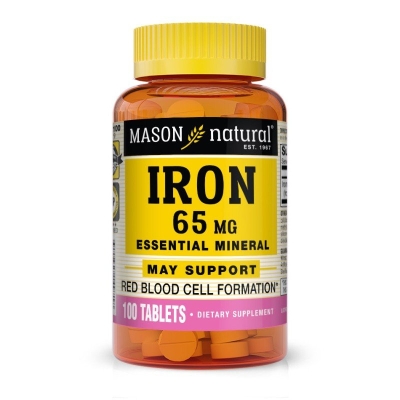 Mason Natural Fer 65mg 100 Comprimés | LE PARA