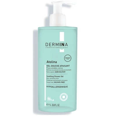 Dermina Atolina Gel Douche Apaisant 1L | LE PARA