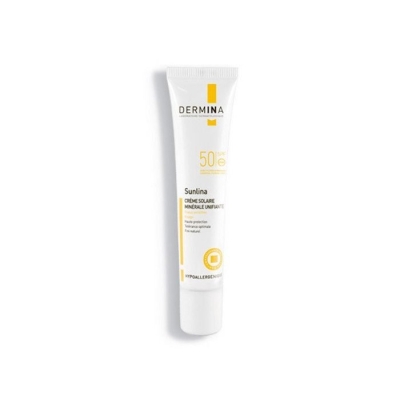 Dermina Sunlina Crème Solaire Minérale Teintée SPF50