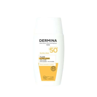 Dermina Sunlina Fluide Ultra Léger SPF 50+ | LE PARA
