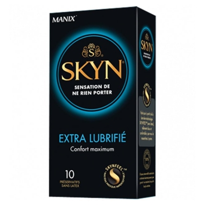 Manix Skyn Extra Lubrifié - 10 Pièces | LE PARA