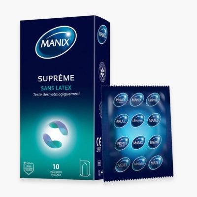 Manix Supreme Sans Latex - 10 pièces | LE PARA