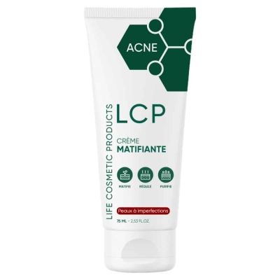 LCP Acné Crème Matifiante 75ml | LE PARA