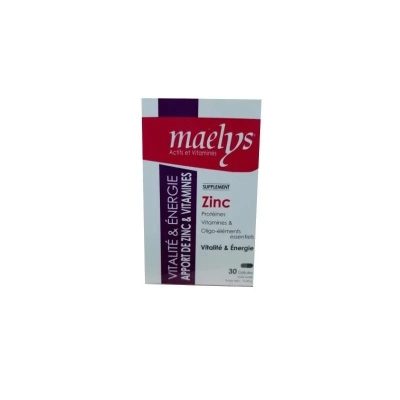 Maelys Zinc & Vitamines B Vitalité - 30 Gélules | LE PARA
